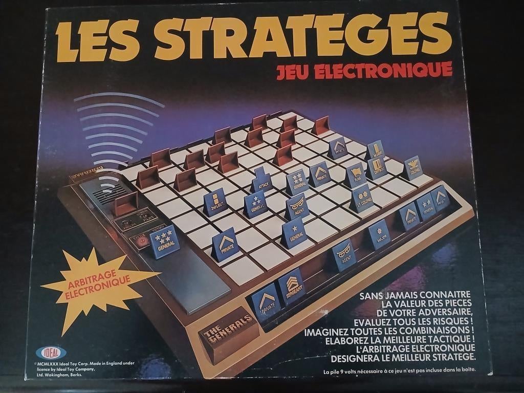 Super jeu de stratégie électronique - VINTAGE (année 1980), 1 ou 2 joueurs, Enlèvement, Comme neuf, IDEAL