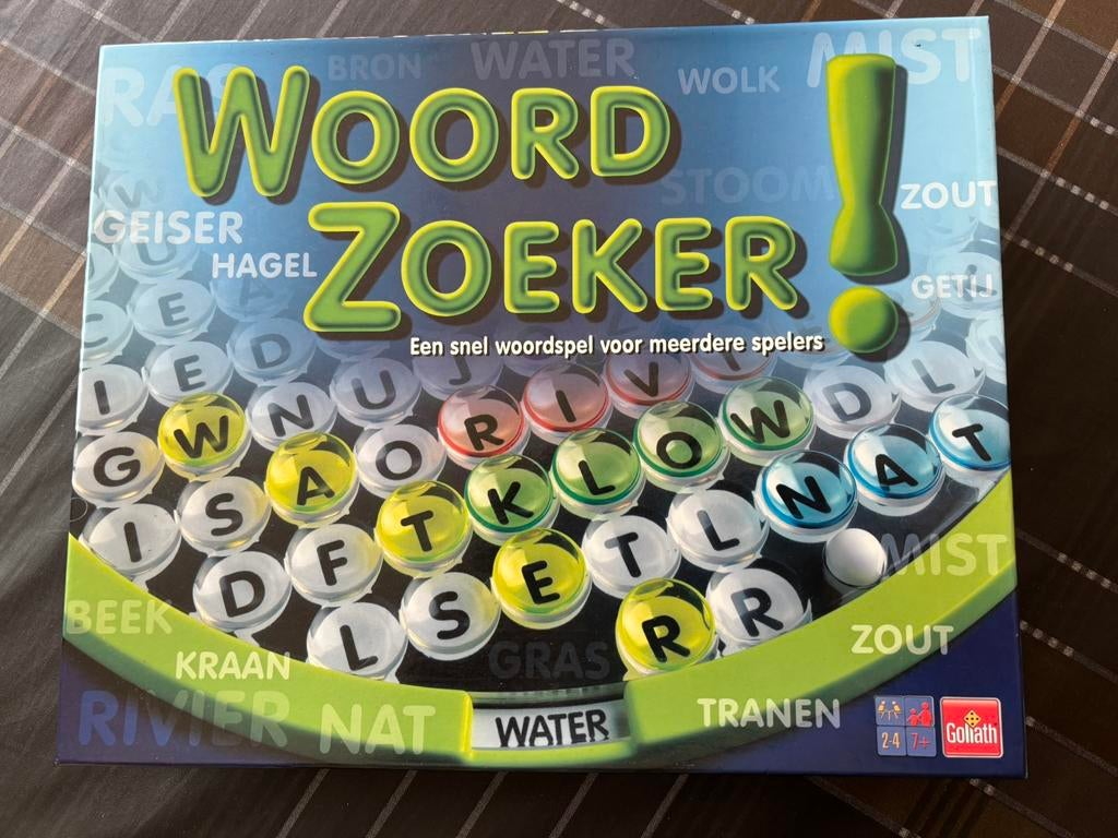 Woordzoeker spel Goliath met 10 kaarten compleet in orde, Hobby en Vrije tijd, Ophalen, Zo goed als nieuw