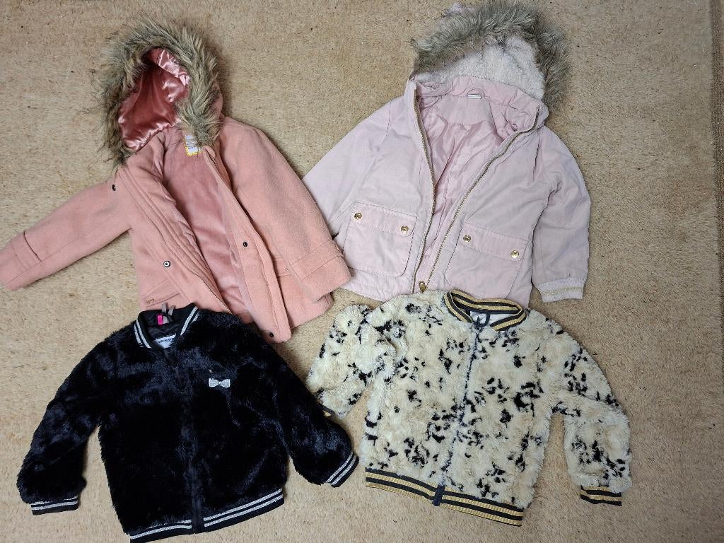 4 winterjassen maat 98, Ophalen of Verzenden, Zo goed als nieuw, Maat 98