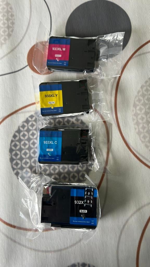 Set inkt patronen voor HP 7610, Ophalen, Zo goed als nieuw