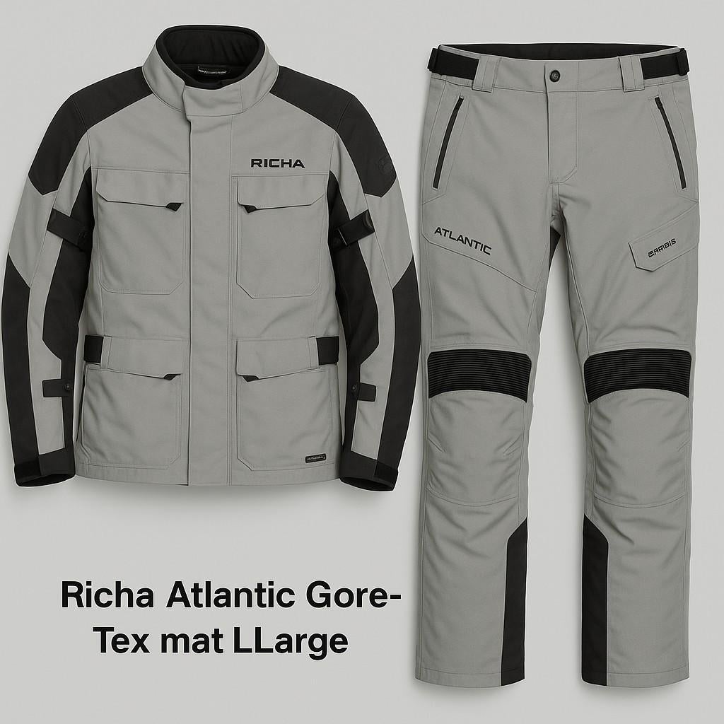 Atlantic gore tex motorbroek en vest, Ophalen of Verzenden, Broek | leer