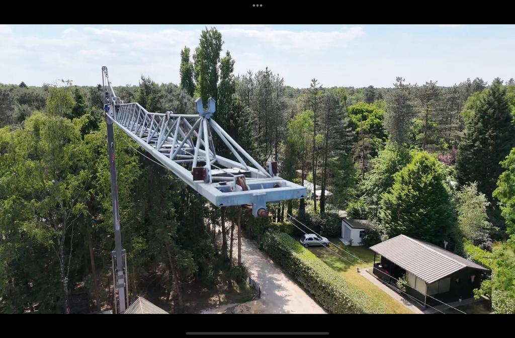 Bouwkraan Vicario  Te koop/ Te Huur, Doe-het-zelf en Bouw, Metalen, Gebruikt, IJzer, Ophalen