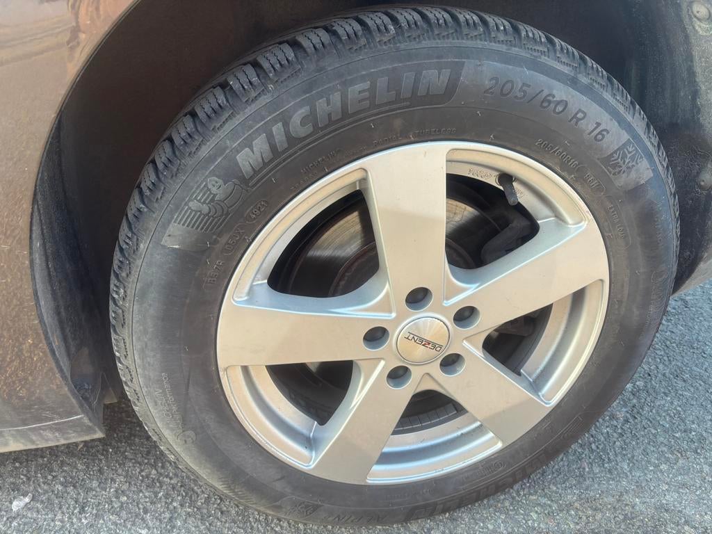 Kit hiver 5x108 Citroen Peugeot Ford avec Michelin Alpin 6, Pneus et Jantes, Pneus hiver, 16 pouces, Véhicule de tourisme