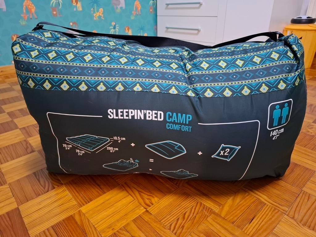 Luchtmatras 140, slaapzak, kussens: Sleepin'bed Camp Comfort, Ophalen