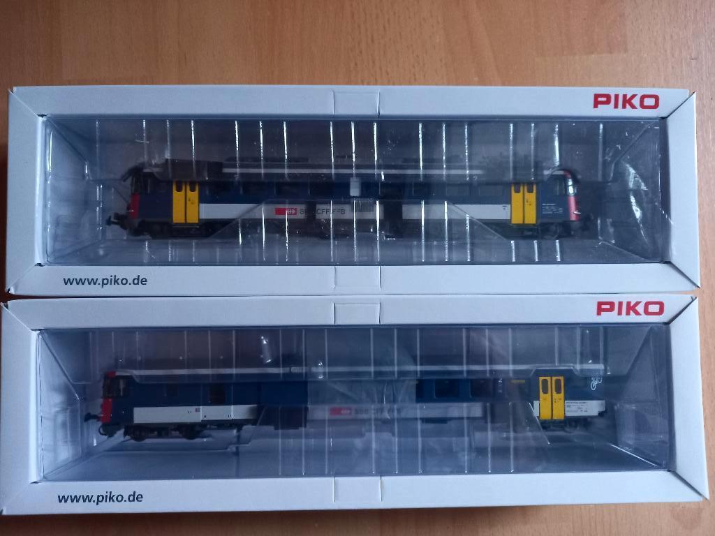 Autorail sbb + voiture pilote ho 2DCC Piko, Hobby & Loisirs créatifs, Trains miniatures | HO, Enlèvement ou Envoi, Courant continu