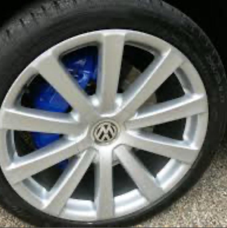 Jantes 21 pouces d'origine Volkswagen R50, Pneus et Jantes, 4 Saisons, 295 mm, Enlèvement ou Envoi