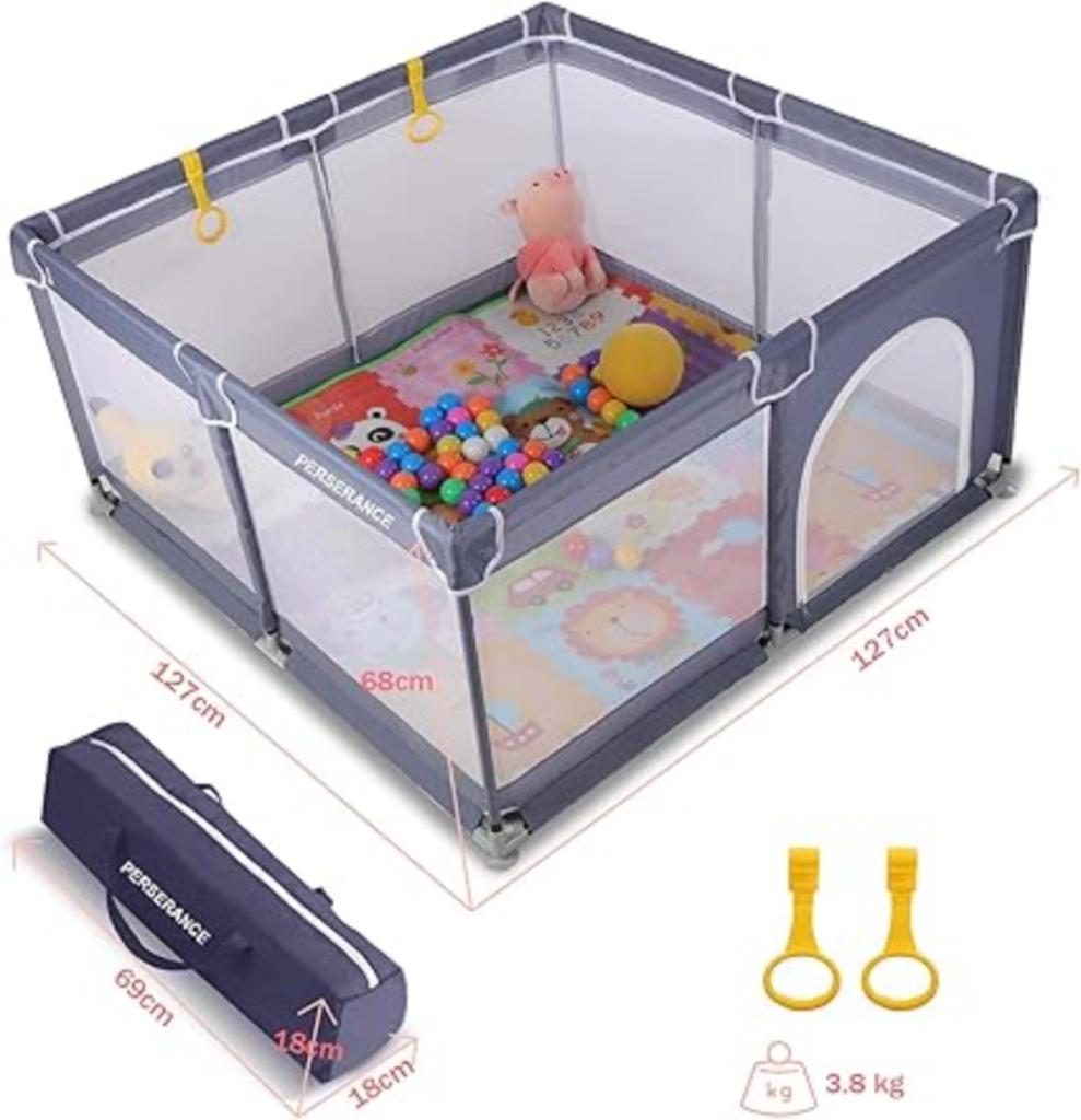 Babybox Babypark 127 x 127 cm SNELLE GRATIS LEVERING, Kinderen en Baby's, Babyparken, -, Verzenden, -, Nieuw