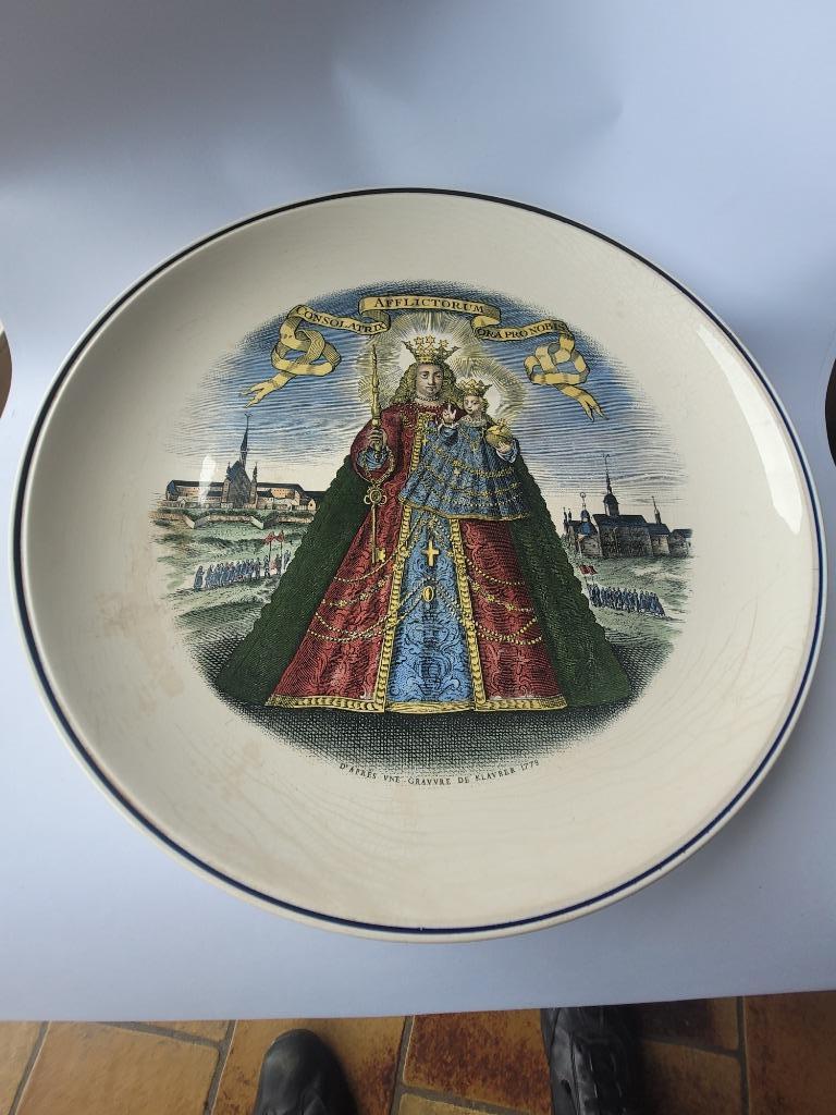 Grande assiette religieuse VILLEROY ET BOCH, Enlèvement ou Envoi
