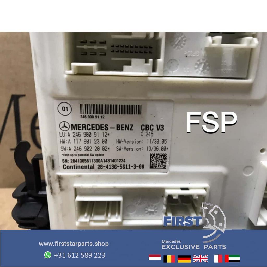 MERCEDES W117 CLA W156 GLAW176 W246 A B SAM MODULE A24690091, Utilisé, -, -, Enlèvement ou Envoi