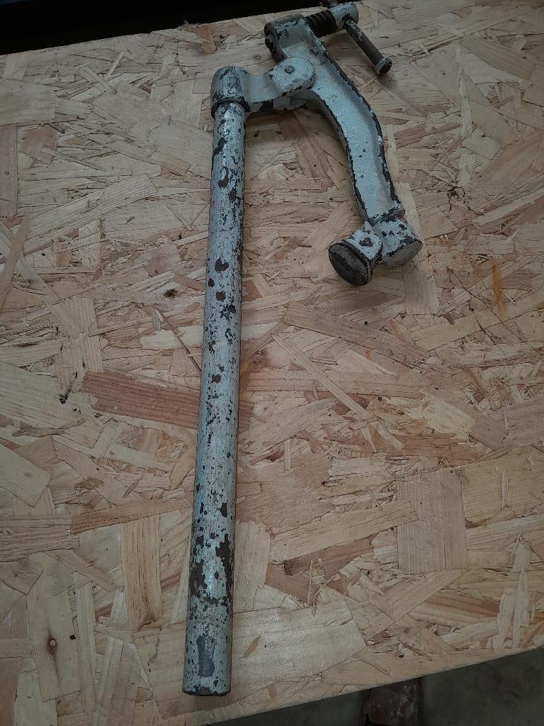 Valet d'établi a vis, Ophalen, Gebruikt