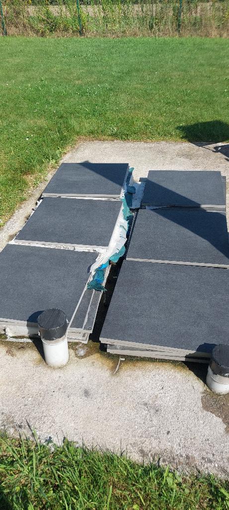 San Diego Nero Ret Buitentegels zwart, Tuin en Terras, Tegels en Klinkers, Nieuw, Terrastegels, Keramiek, 10 m² of meer, Gecoat