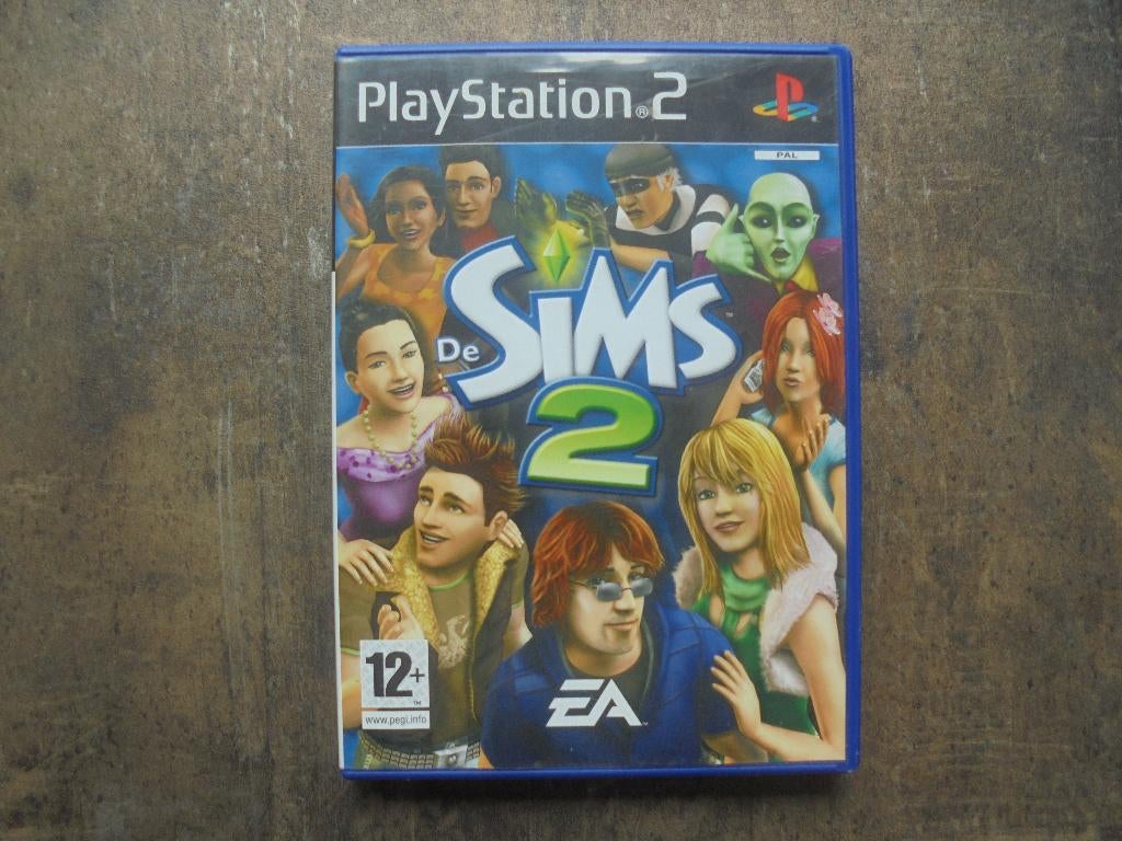 De Sims 2 voor PS2 (zie foto's), Games en Spelcomputers, Games | Sony PlayStation 2, Gebruikt, 1 speler, Ophalen of Verzenden