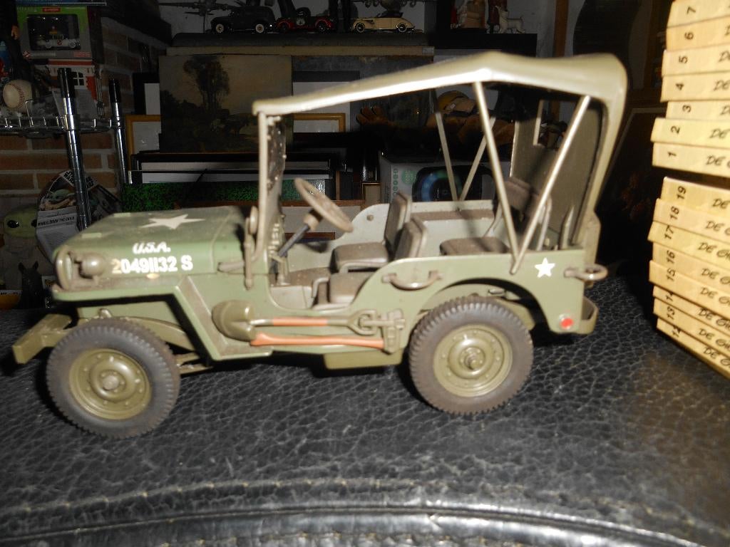 UT Models Jeep Willis 1/18, Hobby & Loisirs créatifs, Voitures miniatures | 1:18, Enlèvement ou Envoi, UT Models