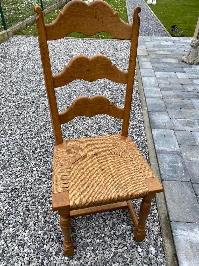 6 stevige stoelen hoge rugleuning, Ophalen