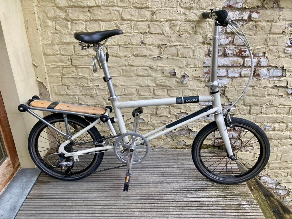 Ahooga pliable - 7 vitesses - blanc - très bon état, 20 inch of meer, Gebruikt, Versnellingen, Ophalen