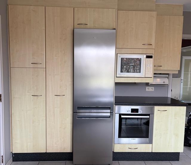 keuken, Huis en Inrichting, Ophalen, Gebruikt, Hout, Dubbelwandige keuken