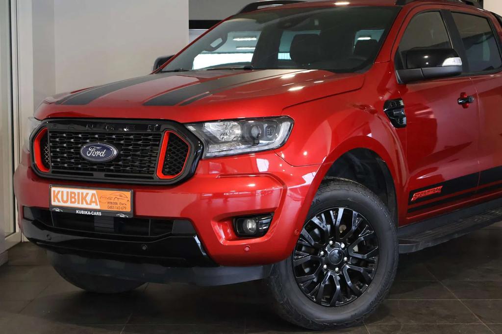 Ford Ranger 2.0 BiT EcoBlue 4x4 STORMTRAK BTW* ACC TrekH 12M, Autos, Rouge, Entreprise, Noir, https://public.car-pass.be/vhr/8b782301-5ba7-41e3-b1af-9b5ad5951fbe