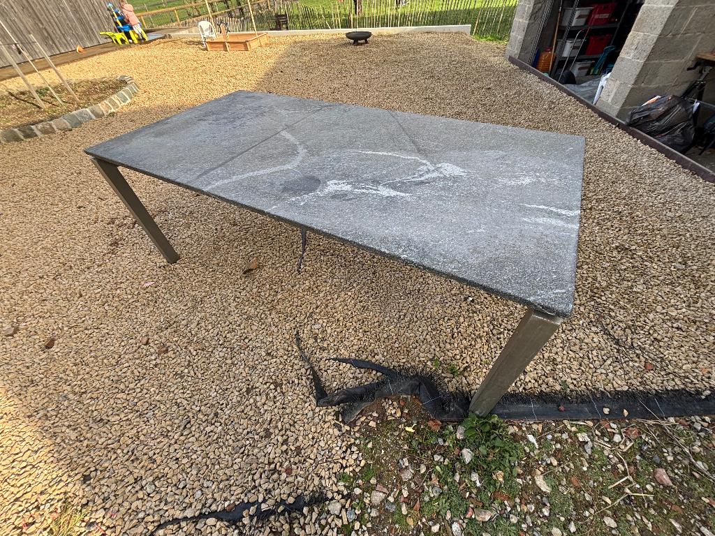 Tuintafel, Ophalen, Gebruikt, Rechthoekig, Overige materialen