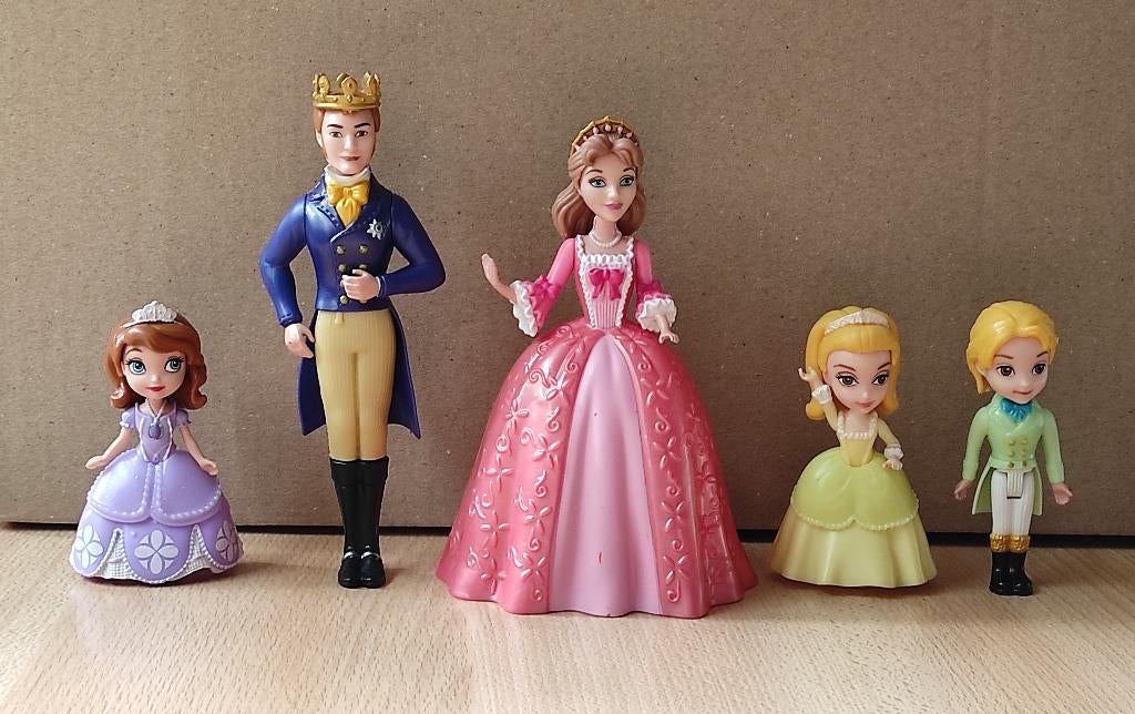 poppetjes Disney prinses Sofia en familie, Ophalen of Verzenden, Zo goed als nieuw