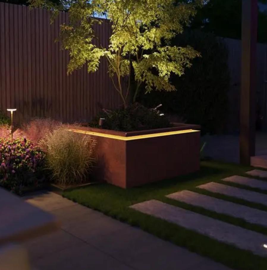 Bacs à fleurs avec éclairage LED, Jardin & Terrasse, Bacs à fleurs & Jardinières, Enlèvement, Neuf