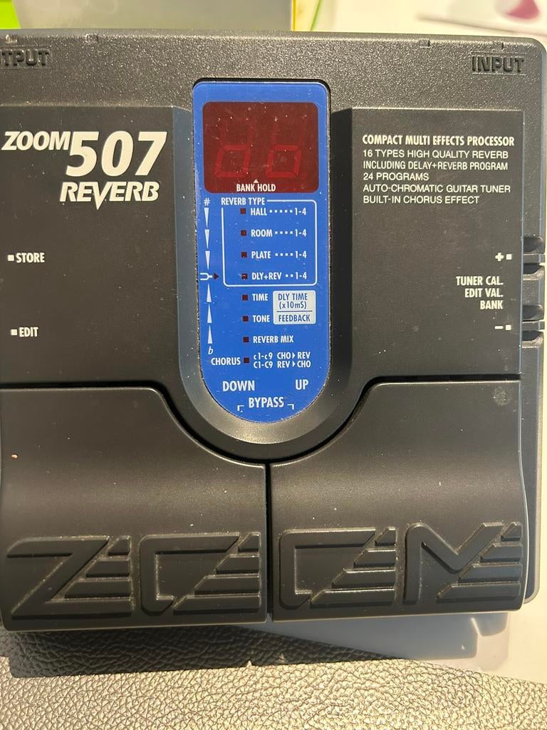 Zoom Reverb 507 made in Japan, Musique & Instruments, Effets, Enlèvement, Comme neuf, Reverb