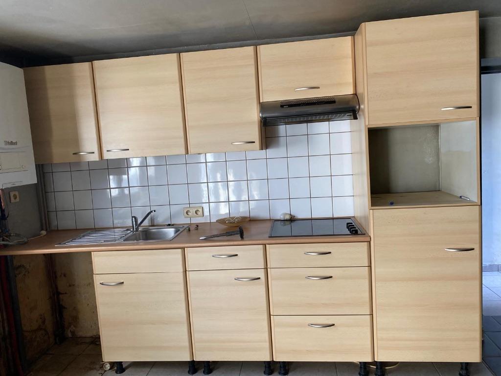 Cuisine en hêtre - Disponible immédiatement, Maison & Meubles, Cuisine | Cuisines complètes, Enlèvement, Utilisé, Bois, Cuisine à paroi simple