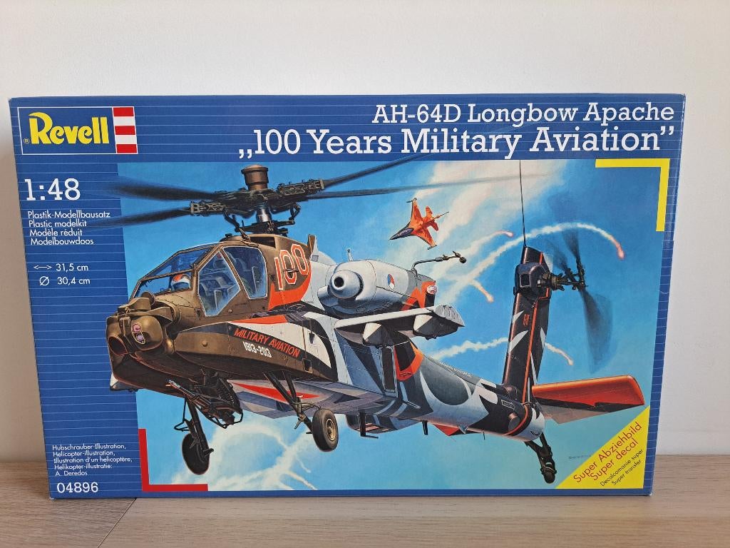 Revell | No. 04896 | 1:48 - AH-64D Longbow Apache (Sealed), Nieuw, Ophalen of Verzenden, Groter dan 1:72, Revell