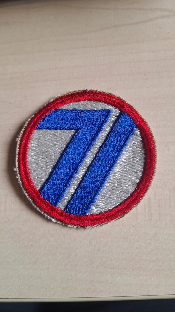 Insigne 71st division d'infanterie US ww2, Collections, Envoi