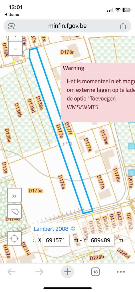 Landbouwgrond te Testelt, 1500 m² of meer