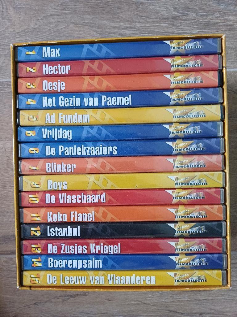 DVD box 15 Vlaamse films, Cd's en Dvd's, Ophalen of Verzenden, Zo goed als nieuw, Vanaf 6 jaar, Tv fictie