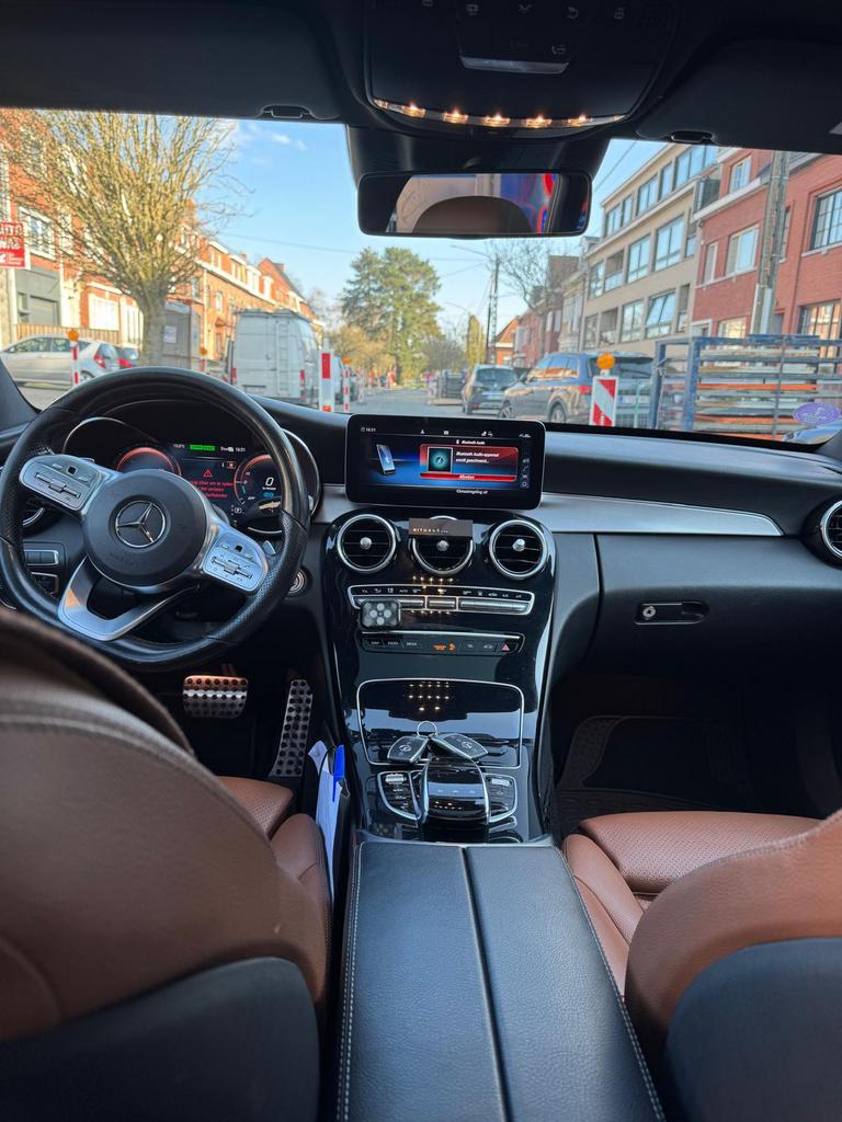 Mercedes c300 diesel hybrid AMG Line Full option., Auto's, Automaat, Achterwielaandrijving, USB, Euro 6