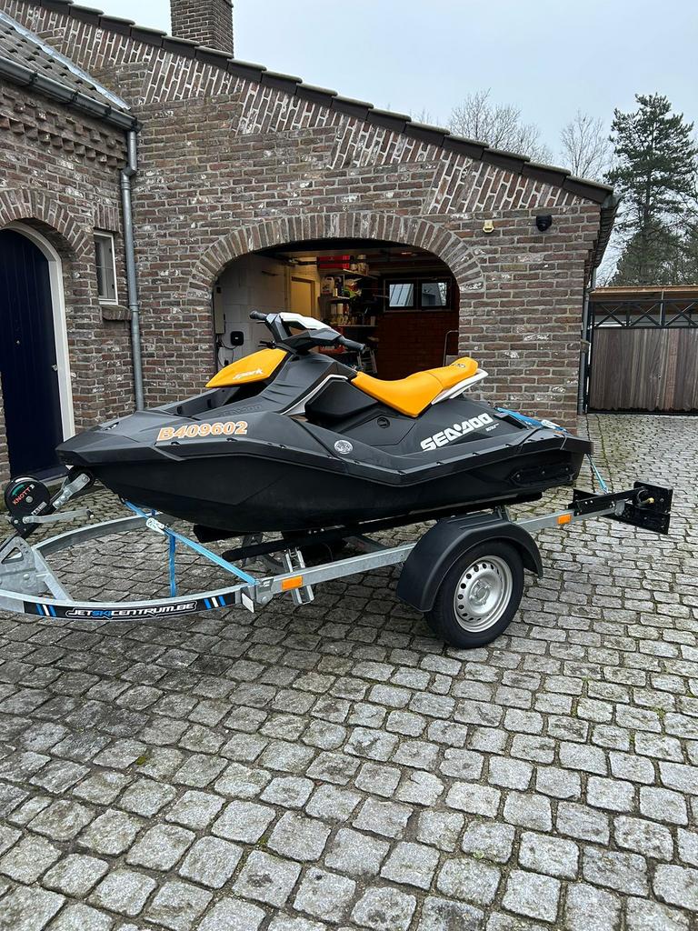 Jetski Seadoo spark met trailer, Watersport en Boten, Jetski's en Waterscooters, Ophalen, Zo goed als nieuw