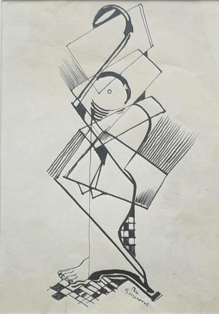 THEO BEERENDONK (1905-1979)/(Tekening) INDISCHE INKT, Ophalen