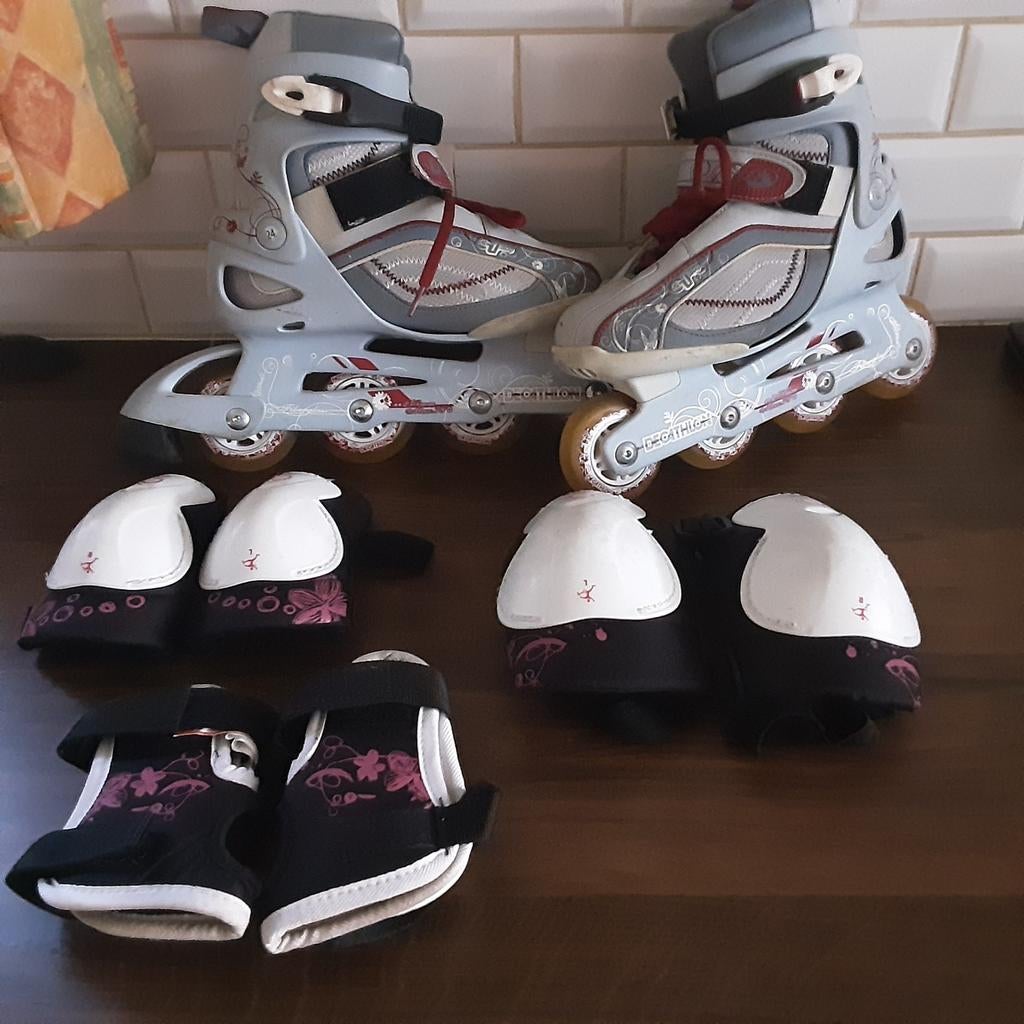 Skeelers maat 38
Met knie elleboog bescherming, Sport en Fitness, Ophalen of Verzenden, Gebruikt, Bescherming