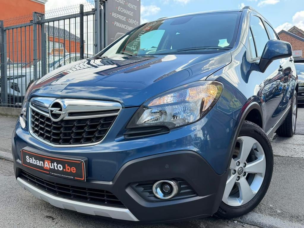 Opel Mokka 1.6 Essence Euro 6 B 2015, Auto's, Opel, Euro 6, Blauw, Bedrijf, Handgeschakeld