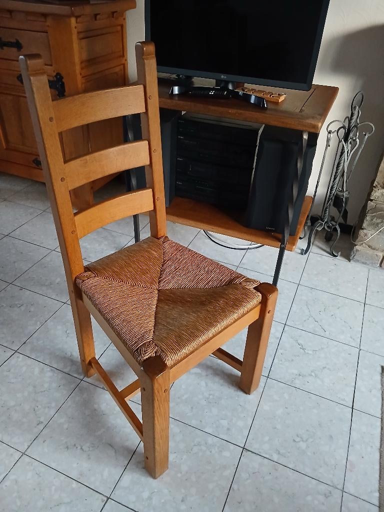 6 chaises de salle à  manger, Enlèvement, Utilisé