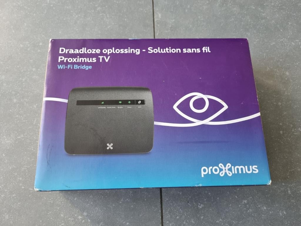 WiFi bridge proximus & scarlet, Computers en Software, Ophalen, Nieuw