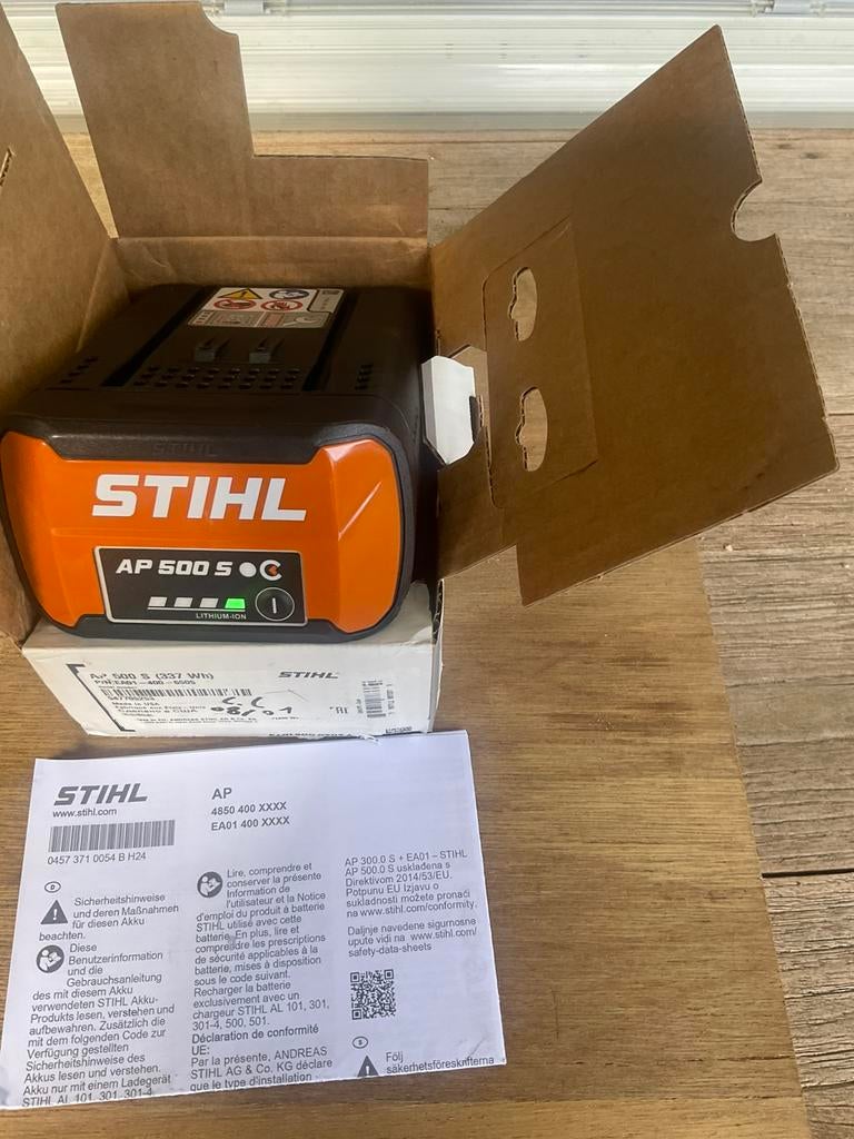 Nouvelle batterie Stihl AP 500 S, Jardin & Terrasse, Enlèvement ou Envoi, Neuf