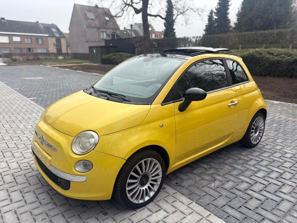 FIAT 500 / AUTOMAAT / OPENDAK, Auto's, Particulier, Automaat, Bluetooth, Te koop