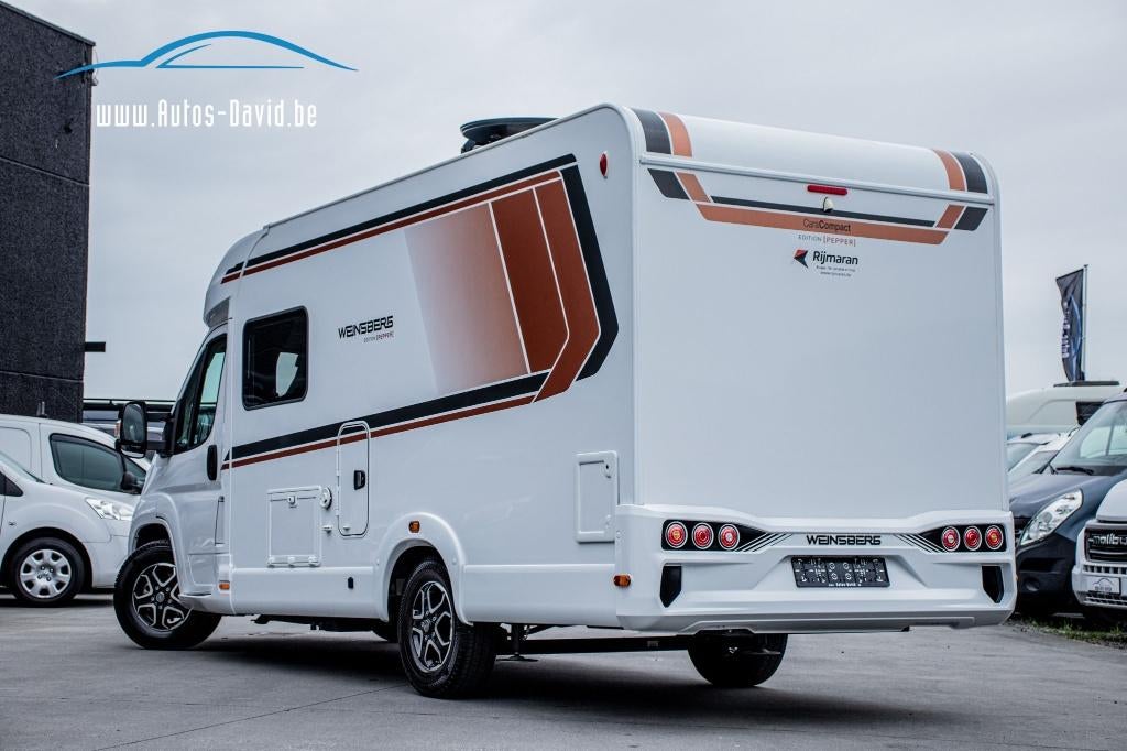 Weinsberg CaraCompact 600 MF Pepper Edition / LEVELSYSTEEM, Caravans en Kamperen, Mobilhomes, Fiat, 6 tot 7 meter, Bedrijf, Diesel