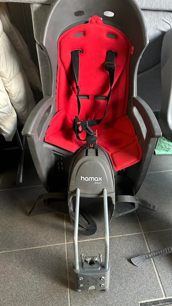 Siège vélo bebe, Vélos & Vélomoteurs, Enlèvement, Utilisé, Siège arrière, Repose-pieds