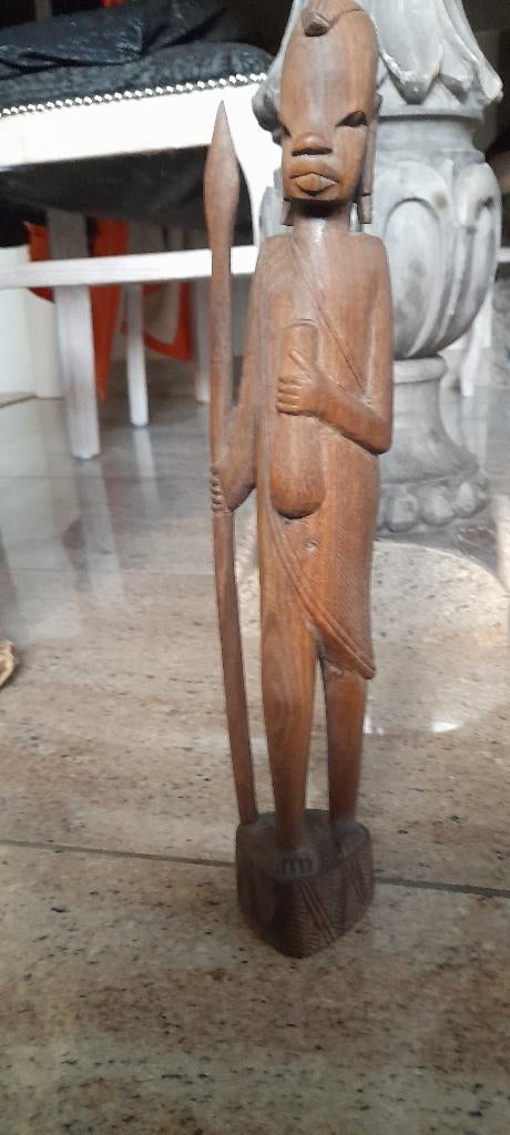 IMAGE, Antiquités & Art, Afrique, Bois, Enlèvement ou Envoi, Fait main