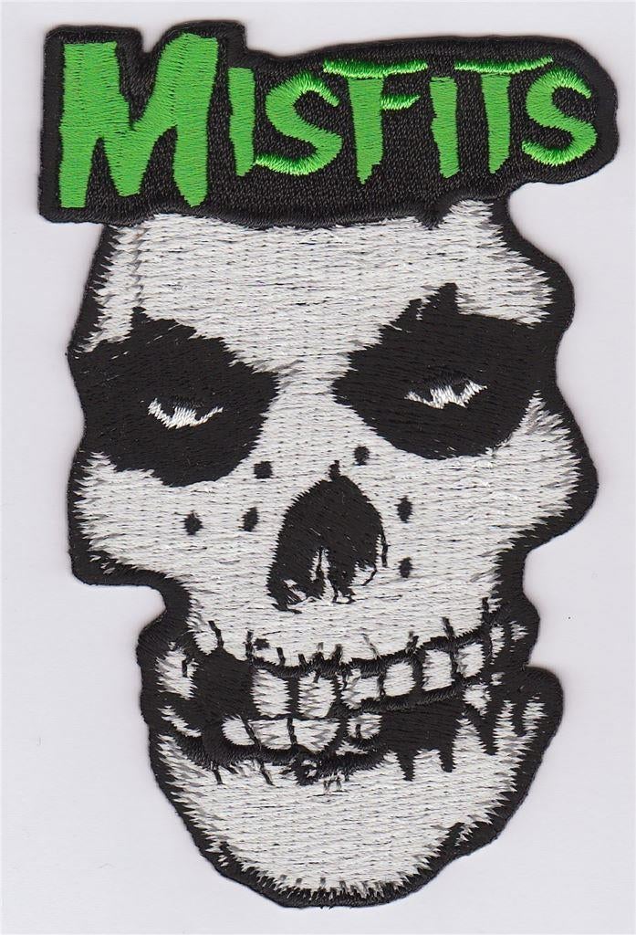 Misfits stoffen opstrijk patch embleem #1, Verzamelen, Muziek, Artiesten en Beroemdheden, Nieuw, Kleding, Verzenden