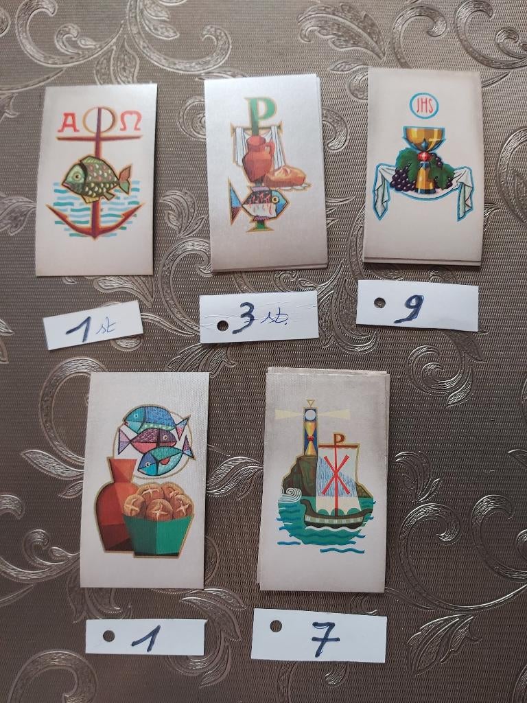 Communieprentjes - NIET bedrukt - 1950-1960-1970 FB, Ophalen of Verzenden