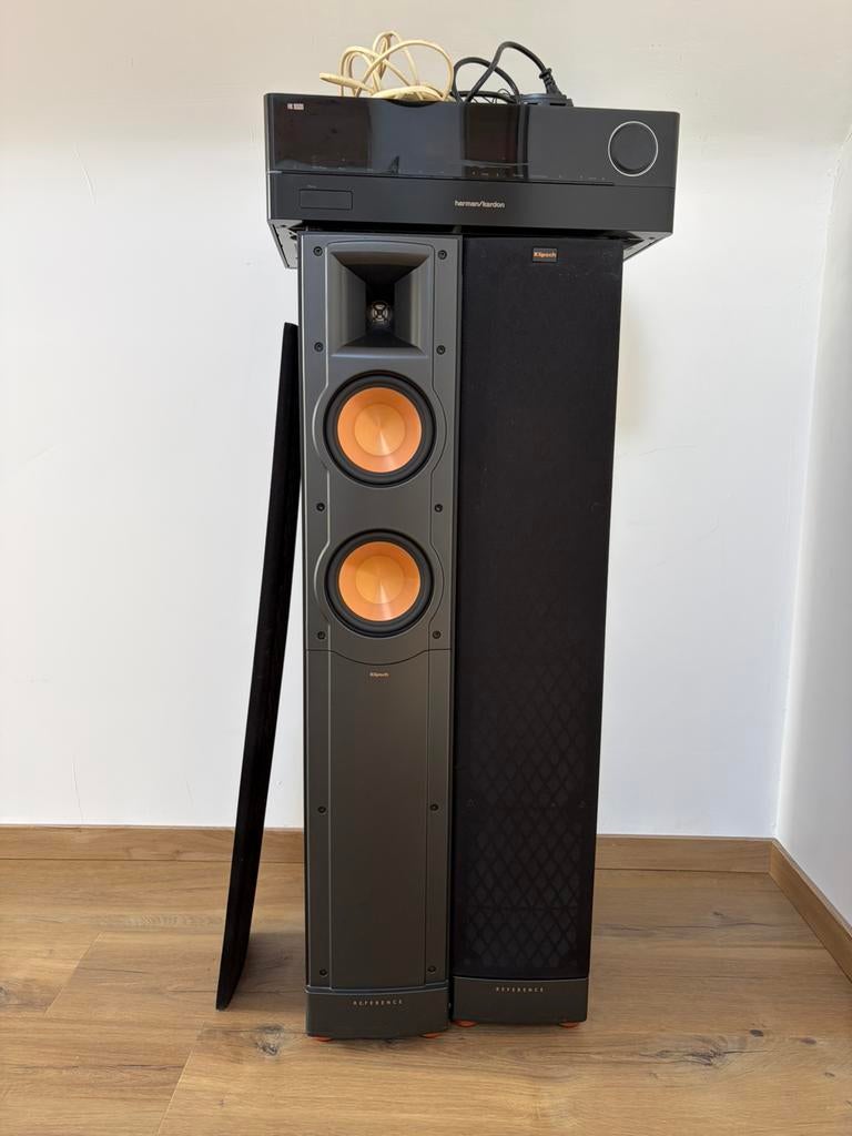 enceinte Klipsch RF-52 II Black + Harman Kardon HK 3770, Audio, Tv en Foto, Luidsprekerboxen, Ophalen, Gebruikt, Overige merken