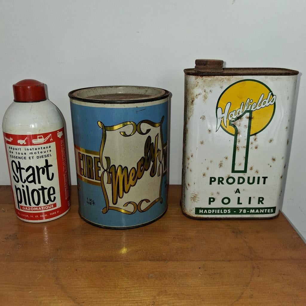 3 vintage blikken, Verzamelen, Blikken, Ophalen of Verzenden