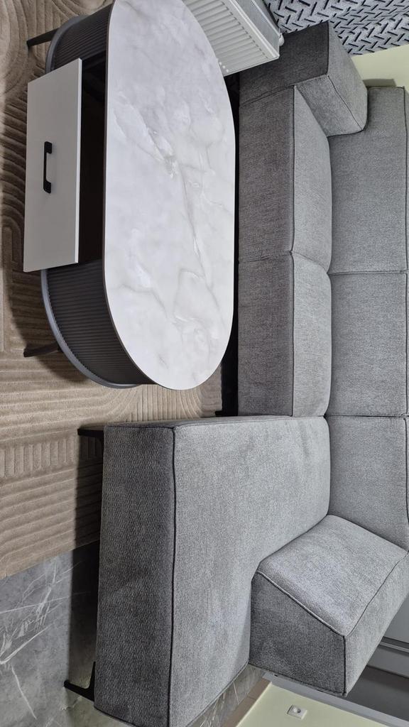 Canapé d’angle gris – bon état, Enlèvement ou Envoi, Comme neuf