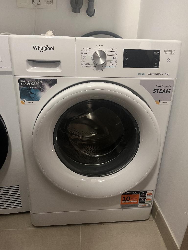 Wasmachine Whirlpool 9kg + droogkast KOENIC 8KG A++, Elektronische apparatuur, Wasmachines, 8 tot 10 kg, Ophalen, Nieuw, Energieklasse A of zuiniger