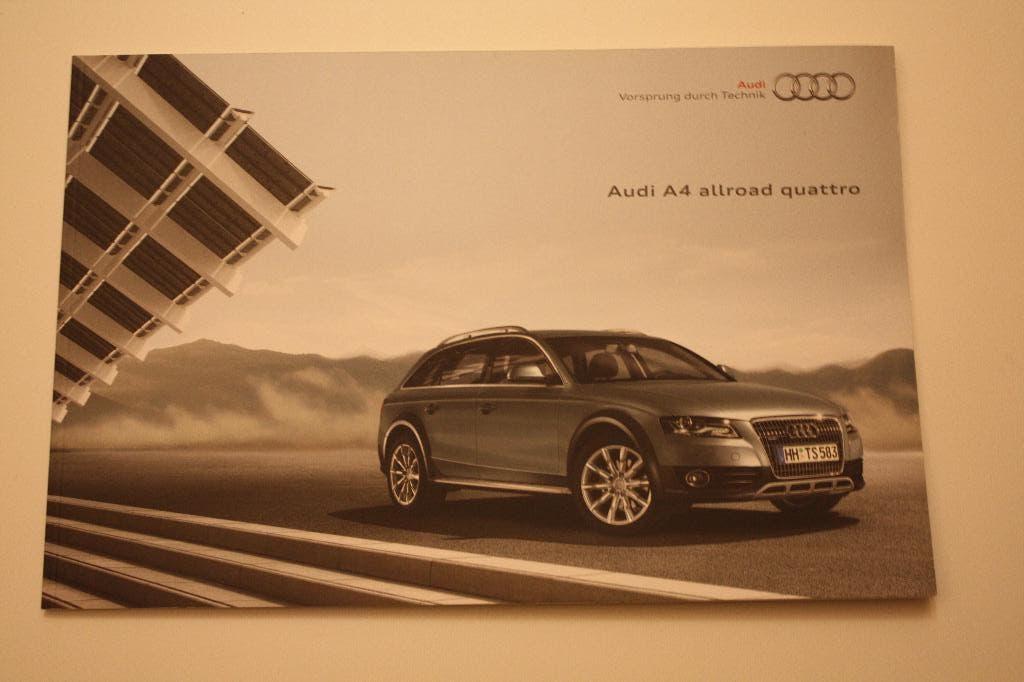 Audi A4 Allroad Quattro brochure 2009, Boeken, Auto's | Folders en Tijdschriften, Ophalen of Verzenden, Nieuw, Audi