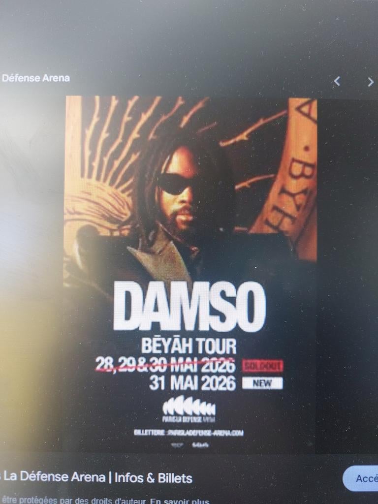 Place Damso 13/5 Brussel, Tickets en Kaartjes